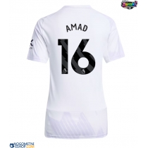 Ženski Nogometni dresi Manchester United Amad Diallo #16 Gostujoči 2025-26 Kratek Rokav